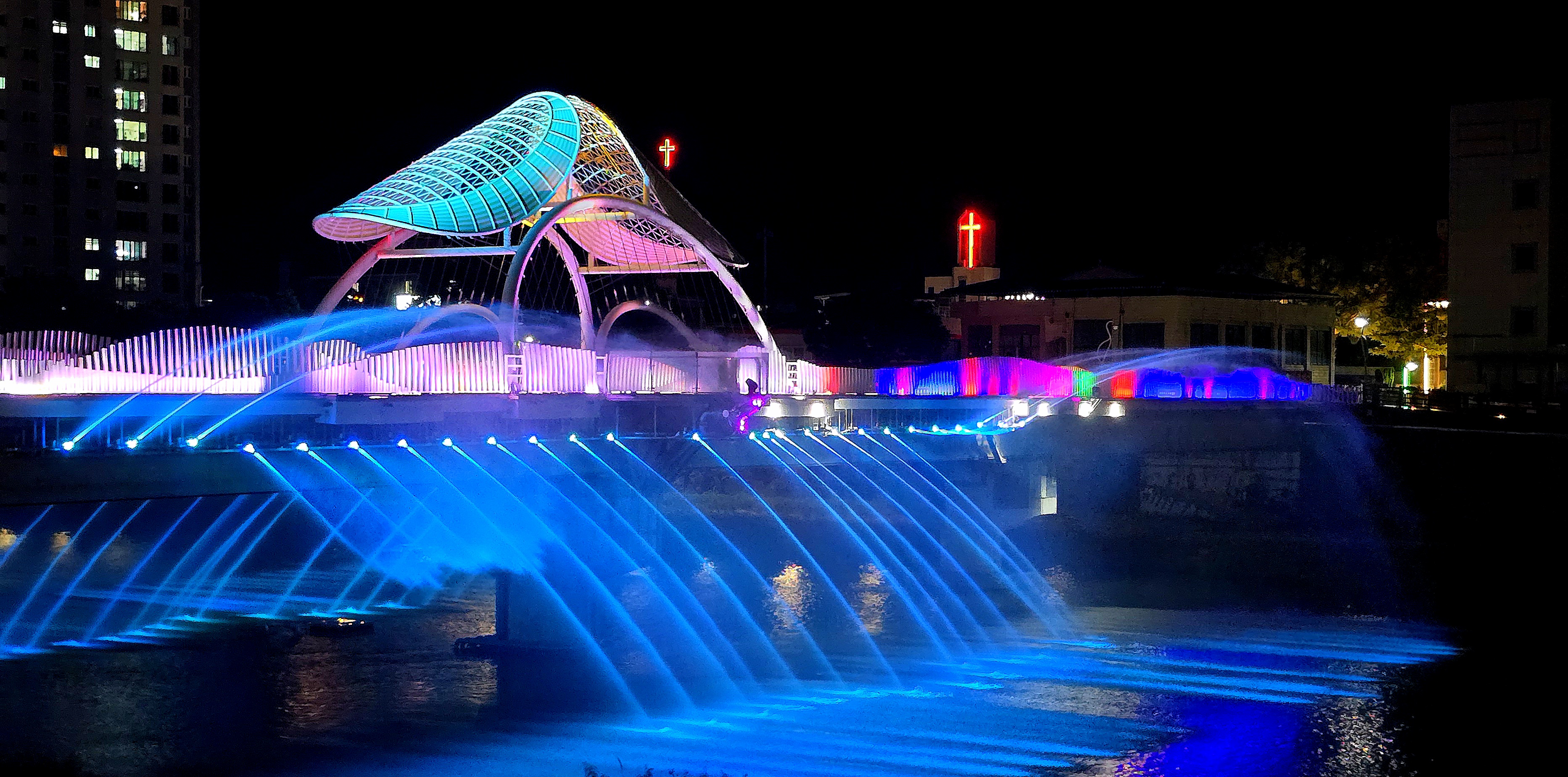 사랑의 다리 분수 쇼2