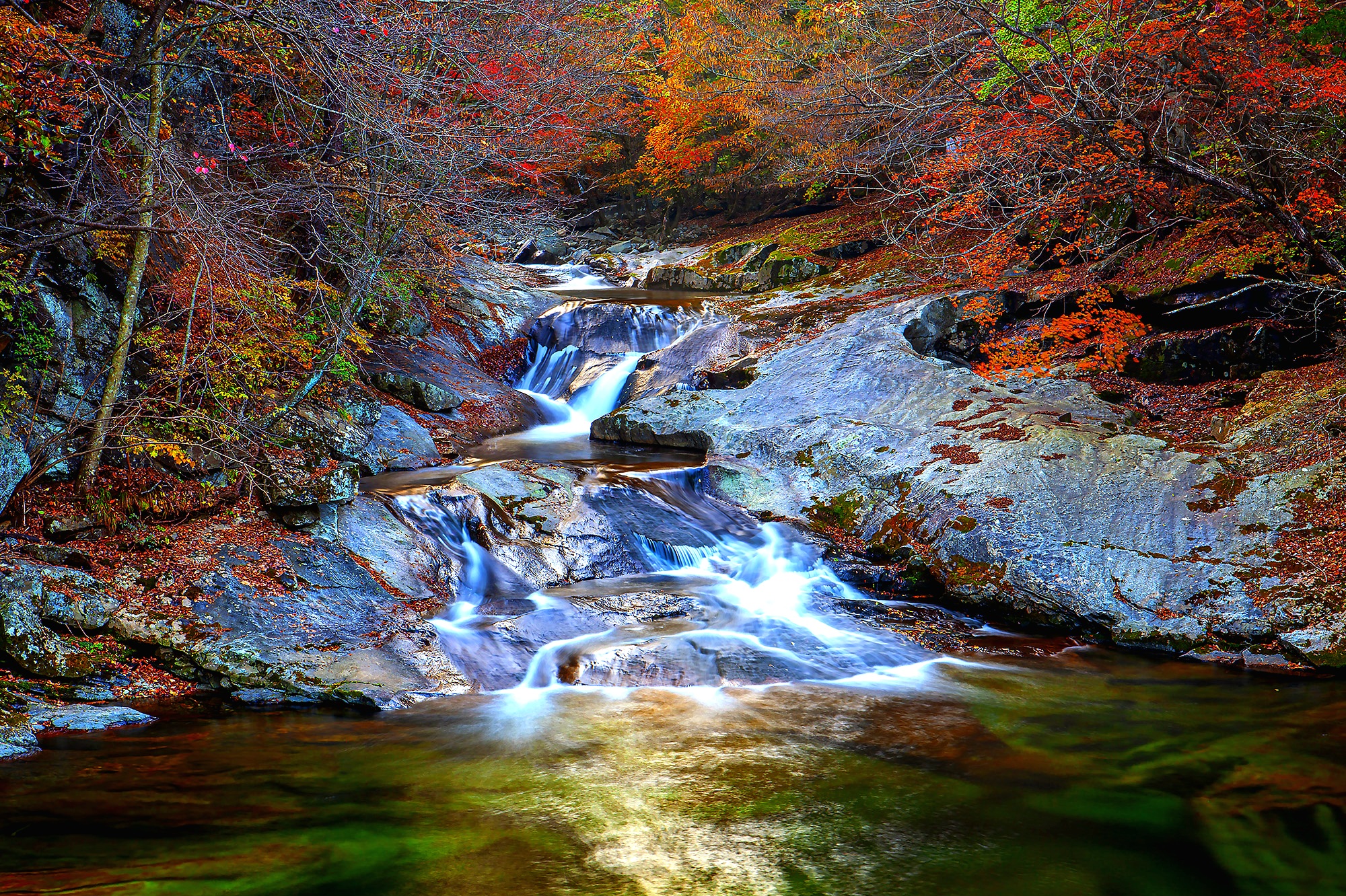무주구천동의 가을
